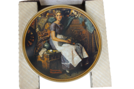 Knowles Plate - Rockwell&#39;s Rediscovered Women - Dreaming in the Attic - £7.81 GBP