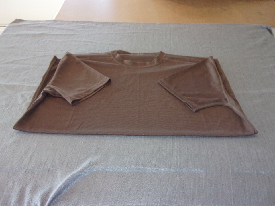 NEW DARK BROWN GREAT UK BRITAIN ARMY MILITARY SHIRT VENTED MOISTURE WICKING XL Item image 11