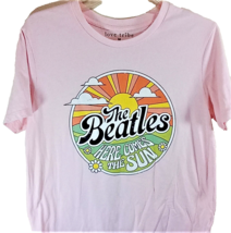 The Beatles T-Shirt Medium Pink Here Come the Sun Love Tribe Distressed - £7.65 GBP