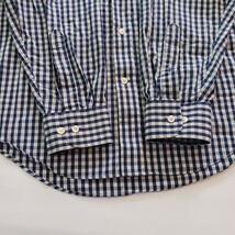 Land's End Traditional Fit Long Sleeve Men's Blue White Plaid Check Shirt 15 1/2 image 9