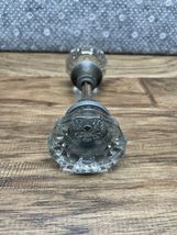 Unique Antique Glass Door Knob Double Ended Decorative Vintage LG - $12.86