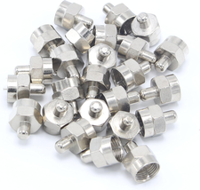 25 Pieces F Type 75 Ohm Terminator Coaxial Satellite TV RF Port End Caps - $11.29