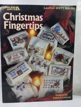 1993 Leisure Arts Leaflet #2371 Christmas Fingertips By Deborah Lambein - £6.25 GBP