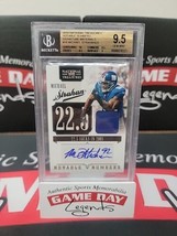 2011 National Treasures Football Michael Strahan Auto Patch /25 Giants Bgs 9.5 - £283.28 GBP