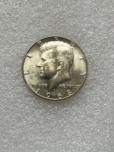 1968 D Kennedy Half Dollar Silver Coin-Clad-AU - £3.94 GBP