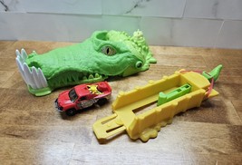 2016 Hot Wheels Crocodile Crunch Play Set Complete with Red Car DWK96 / 1727DP - £11.93 GBP