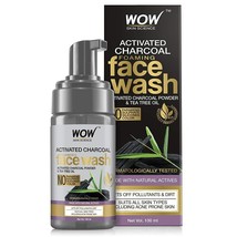 WOW Skin Science Activated Charcoal Foaming Face Wash - 100ml (Pack of 1) - £14.08 GBP
