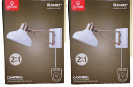 Globe Electric 51868 Berkeley 1-Light Polished Brass Wall Sconce (2-BOXES) - $64.35