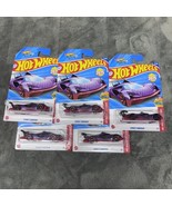 Hot Wheels 2025 Case C/D Street Shrieker HW Let&#39;s Race LONG Card Lot Of 5 - $1,307.00 MXN