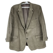 Brad Whitney Mens Beige Corduroy Blazer Size 56 Classic 2 Button Suit Ja... - $832.49 MXN