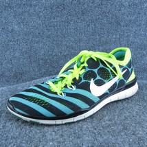 Nike Free TR Fit 5 Women Sneaker Shoes Green Fabric Lace Up Size 7 Medium - £20.89 GBP