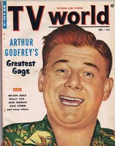 ORIGINAL Vintage December 1953 TV World Magazine Arthur Godfrey Milton Berle - £19.94 GBP