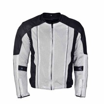 Men&#39;s Motorcycle Jacket with CE Armor Biker Mesh Jacket by Vance Leather - £78.10 GBP+
