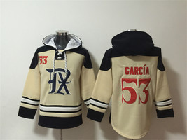Men&#39;s Texas Rangers #53 Adolis Garca Cream Ageless Must-Have Lace-Up Pul... - $75.99