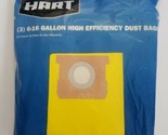 Hart High Efficiency Dust Bags Fits Most 6-16 Gallon Shop-Vacs  - $8.75