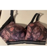 Torrid Active Curve Purple Floral Dream Wire-Free Active Bra 46B - $27.34 CAD