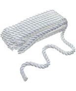 SEACHOICE 3-Strand Twisted Nylon Dock Line 3/8&quot; x 15&#39; 42511 White - $403.57 MXN