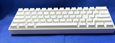 HK Gaming GK61 White Keyboard Lightly Used GK61v2 Cleaned & Tested Item image 2