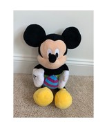 Disney Baby Mickey Mouse Plush Toy With Striped Ball &amp; Green Shorts - $180.70 MXN