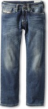 Diesel Industry Kids Boys Safado Medium Wash Straight Legs Jeans Size 12 - £37.05 GBP
