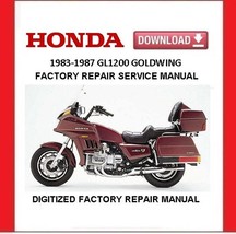 1983-1987 HONDA GL1200 GOLDWING Factory Service Repair Manual - $20.00