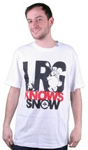 LRG Knows Snow Tee Shirt in White Size: S - $13.45