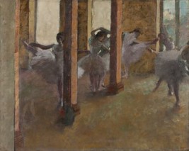 Art Print Dancers in the Foyer by Edgar Degas Giclee Canvas Various Sizes - £6.86 GBP+