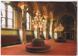 Hungary Postcard Budapest Parliament Congress Lounge - £2.32 GBP