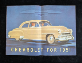 1951 CHEVROLET Dealer Sales Brochure Catalog Bel-Air Fleetline Styleline... - £19.51 GBP