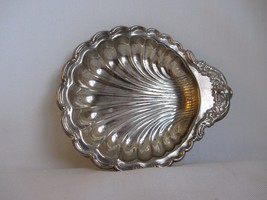 Vintage Sea Shell Clam Silverplate Candy Nut Dish Bowl - £10.21 GBP