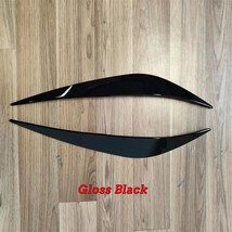 For  1 Series F40 Hatchback 2019-2023 2Pcs Gloss Black Front Headlight Eyebrows  - £72.75 GBP