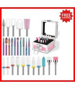 Professional 3/32 Inch Nail Drill Bits Set - Includes Case for Organized... - $42.68 CAD