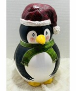 VINTAGE THE CELLAR CHRISTMAS TWILIGHT COLLECTION PENGUIN COOKIE JAR - $937.07 MXN