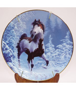 UNBRIDLED SPIRIT WINTER RENEGADE COLLECTORS HORSE PLATE BY CHUCK DEHAAN ... - $17.49