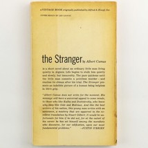 The Stranger by Albert Camus 1960 Printing Vintage Classic Novel Paperback Book image 2