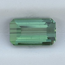 2.09 Cts Natural Green Tourmaline Emerald Cut Loose Gemstone For Jewellery - £319.74 GBP