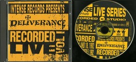 DELIVERANCE RECORDED LIVE VOL 1 INTENSE RECORDS FLD9429 SIGNED - £11.70 GBP