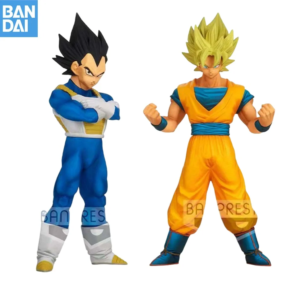 Original Bandai Anime Dragon Ball Figure Son Goku Vegeta Iv Burning Fighters - £33.85 GBP+