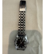 Timex Easy Read Watch - Black Face &quot;White Numbers&quot; (Silver case and band) - $24.75