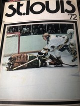 St. Louis Blues Program Album Hockey 1971 Gary Unger Color Photos 72 Pla... - $36.05