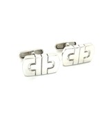 Bulgari Bvlgari Estate Mens Cufflinks Sterling Silver B2 - $485.10