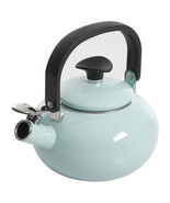 Broadway Enamel on Steel Tea Kettle, 1.5-quart, Glacier Blue - $137.69