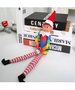 NEDD Rainbow Christmas Plush Elf New Bookshelf Fairy Christmas Tradition... - $5.99