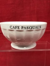 Cafe Pasqual&#39;s CORDON BLEU BIA White Porcelain Fluted Serving Bowl 5” x 2.75”  - £15.75 GBP