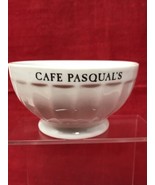 Cafe Pasqual&#39;s CORDON BLEU BIA White Porcelain Fluted Serving Bowl 5” x ... - £15.74 GBP