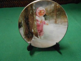 Pemberton &amp; Oakes Miniature Plate- by Donald Zolan 1993 SNOWY ADVENTURE&amp; 50% OFF - £9.95 GBP