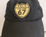 POLO RALPH LAUREN 67 Vintage USA MADE Sewn Logo (RN 41381) Strap Back UN... - $59.99