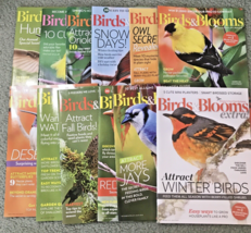 Lot Birds and Blooms Magazines  2019  6 Issues and 6 Extra Issues 12 Total - £11.79 GBP