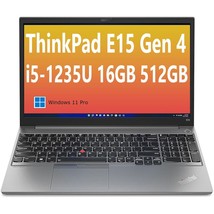 OEM Lenovo ThinkPad E15 15.6" FHD, Intel Quad Core i5-1235U (Beats i7-11700), 16 - £821.71 GBP