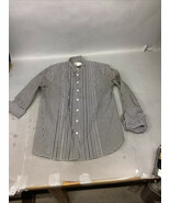 Thomas Mason For J. Crew Women’s Black White Checkered Blouse - Size 8 - €17,06 EUR